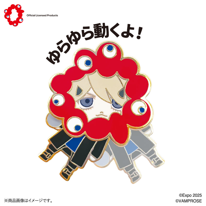 EXPO2025 HYDEミャクミャク なりきりゆらゆらピンバッジ SNOW MONSTER Ver.