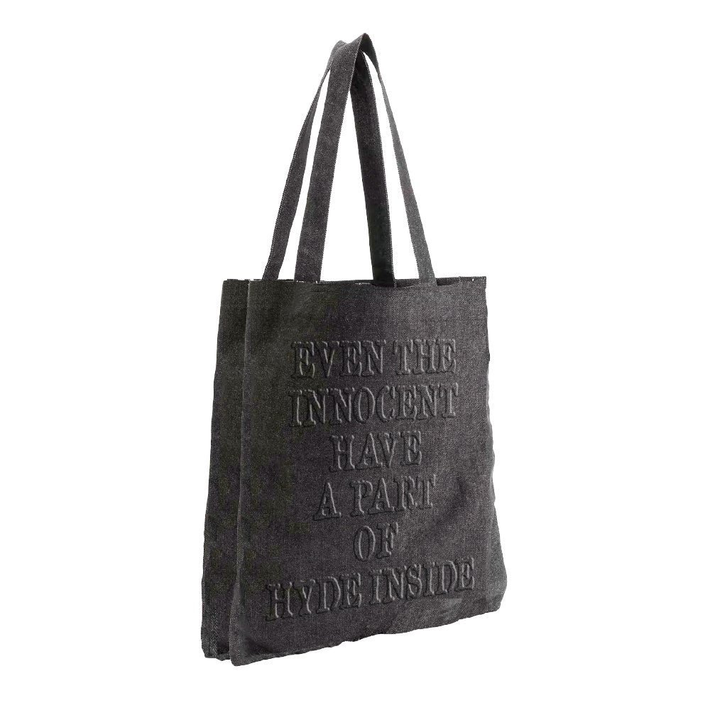 HYDE × SWITCHBLADE DENIM TOTE BAG HYDE × SWITCHBLADE DENIM TOTE BAG（USED BLACK） – HYDE