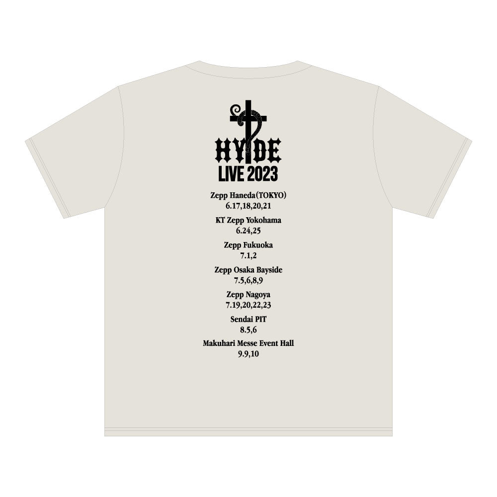 TOUR FINAL T-SHIRT（WHITE） – HYDE ONLINE STORE