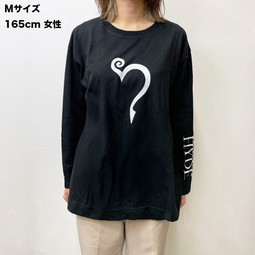 LOGO LONG SLEEVE T-SHIRT（BLACK） – HYDE ONLINE STORE