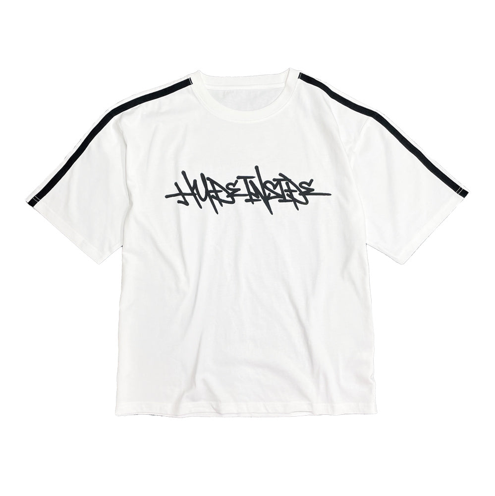 ★モユル★グラフィックTシャツ ホワイト♪超美品！ グラフィックプリントTシャツ(M ホワイト): トップス｜Right-on