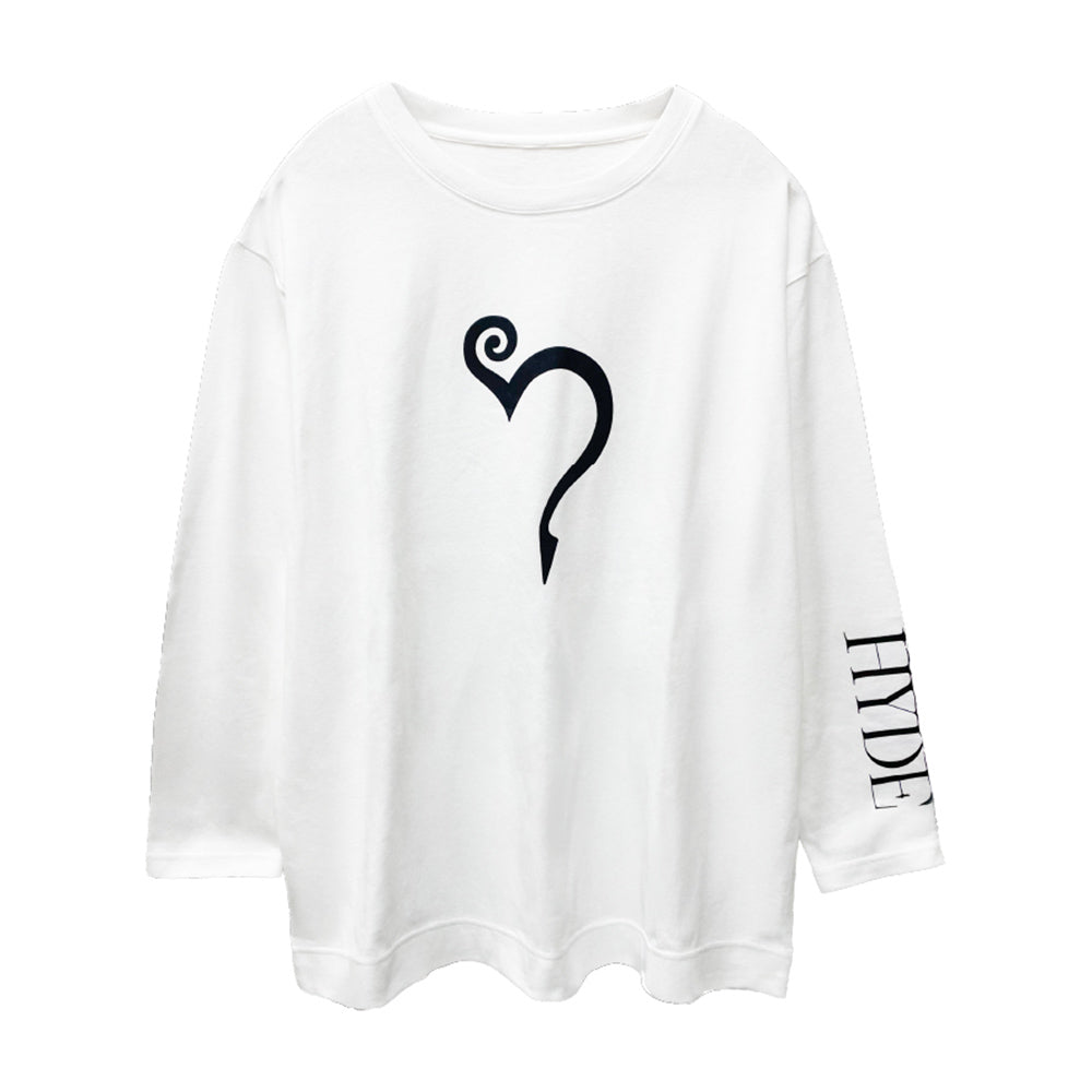 LOGO LONG SLEEVE T-SHIRT（WHITE） – HYDE ONLINE STORE