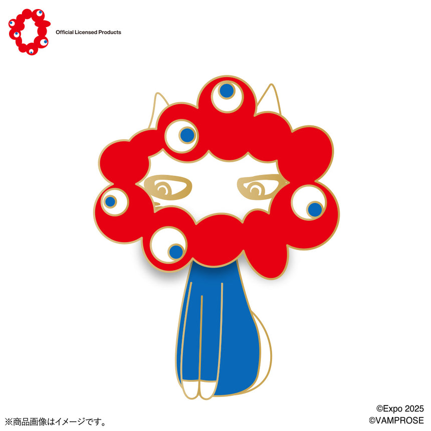 EXPO2025 HYDEミャクミャク なりきりゆらゆらピンバッジ Edyh Ver.