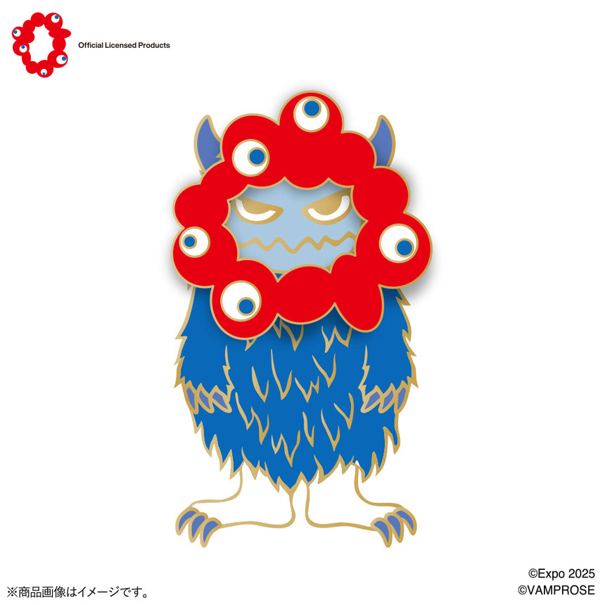 EXPO2025 HYDEミャクミャク なりきりゆらゆらピンバッジ SNOW MONSTER Ver.