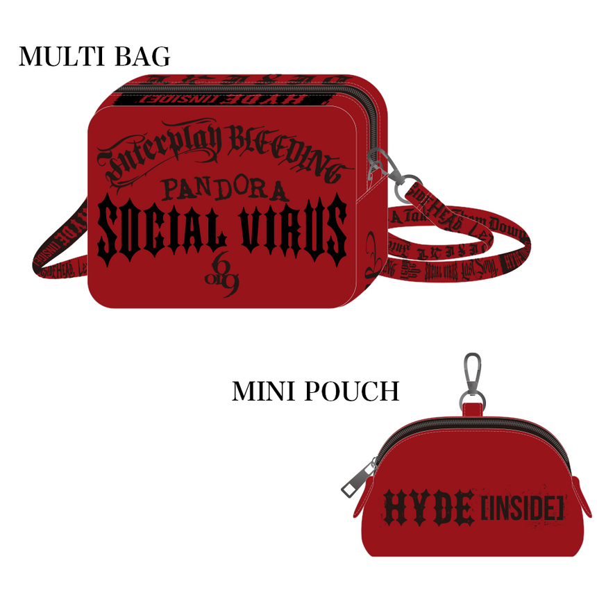 MULTI BAGS & MINI POUCHES (RED)