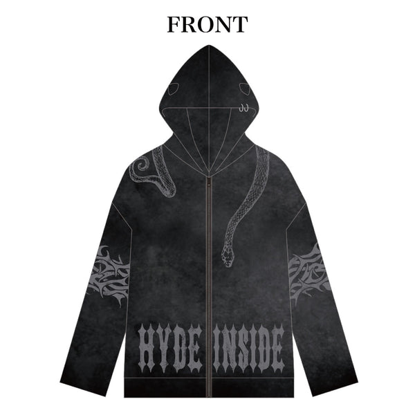 LONG HOODIE（BLACK） – HYDE ONLINE STORE