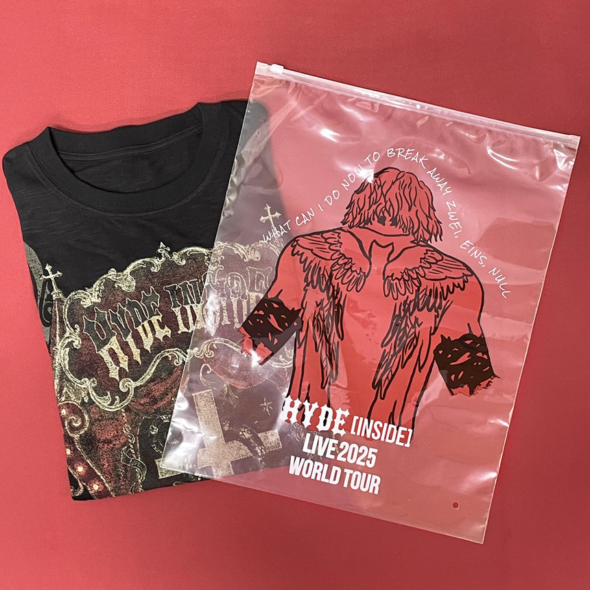 TOUR T-SHIRT（BLACK） – HYDE ONLINE STORE