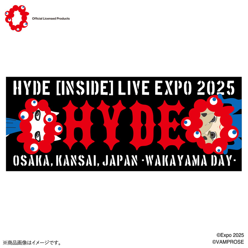 EXPO2025 HYDEミャクミャクなりきりコラボフェイスタオル