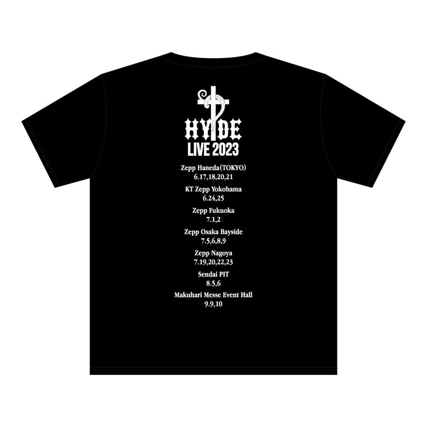 TOUR FINAL T-SHIRT（BLACK） – HYDE ONLINE STORE
