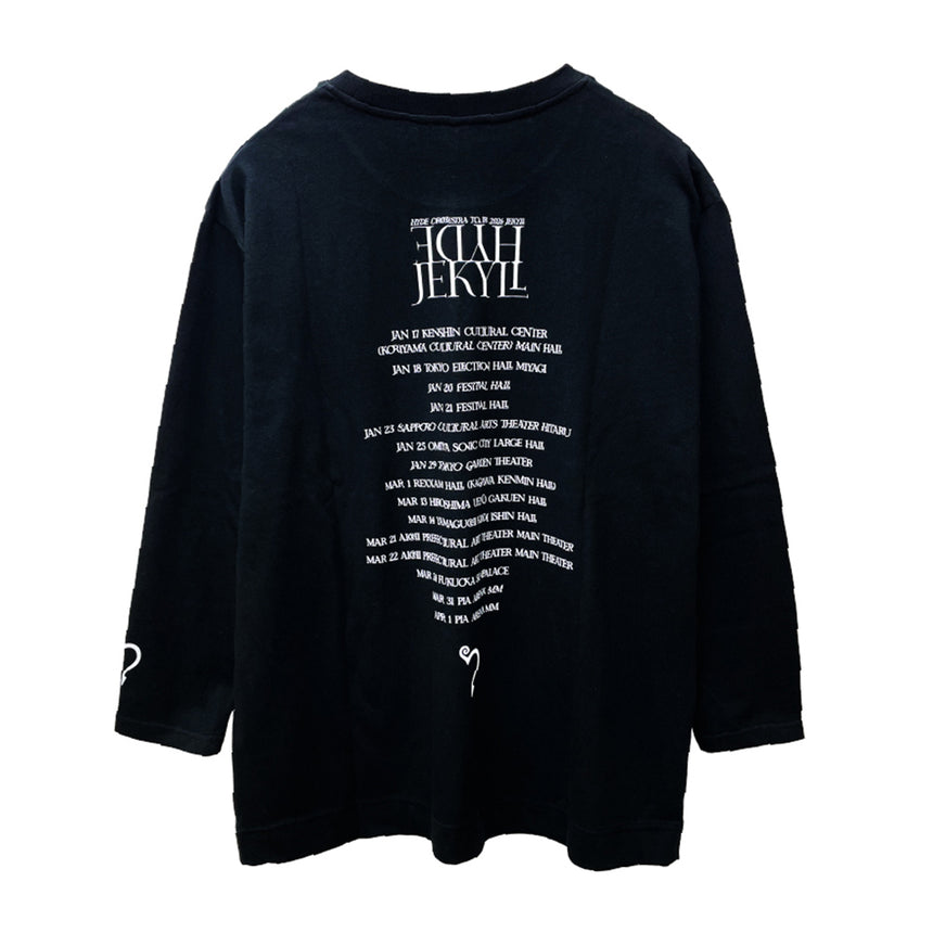 TOUR LONG SLEEVE T-SHIRT（BLACK）