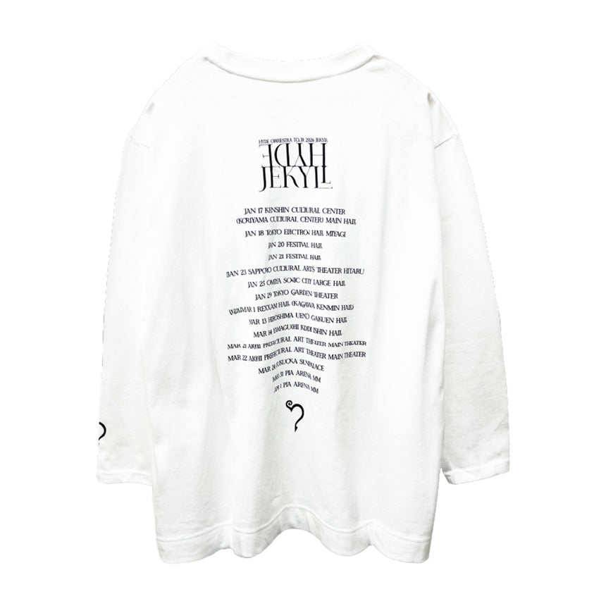 TOUR LONG SLEEVE T-SHIRT（WHITE）