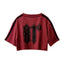 CROPPED GRAPHIC T-SHIRT（RED）