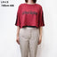 CROPPED GRAPHIC T-SHIRT（RED）