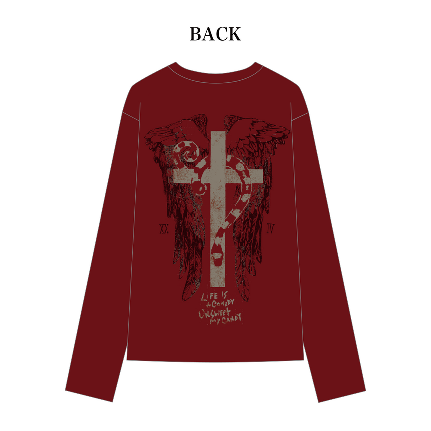 LONG SLEEVE T-SHIRT (RED)