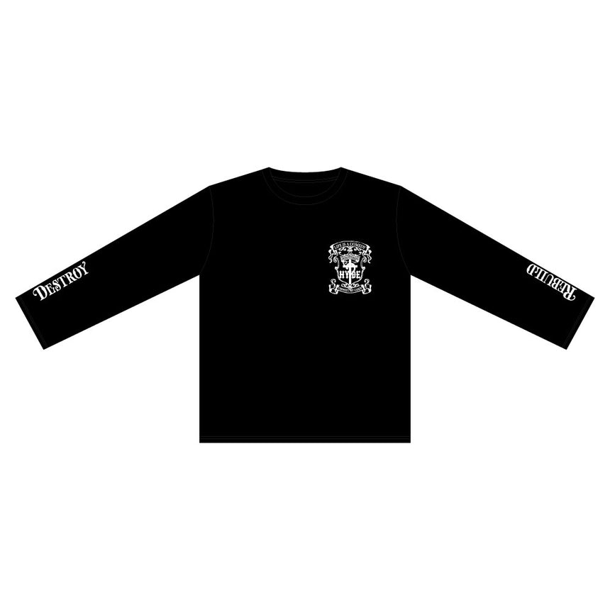 LONG SLEEVE T-SHIRT（BLACK）