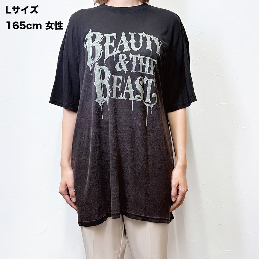 BEAUTY & THE BEAST T-SHIRT（BLACK）
