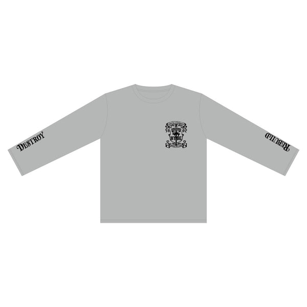 LONG SLEEVE T-SHIRT（GRAY） – HYDE ONLINE STORE