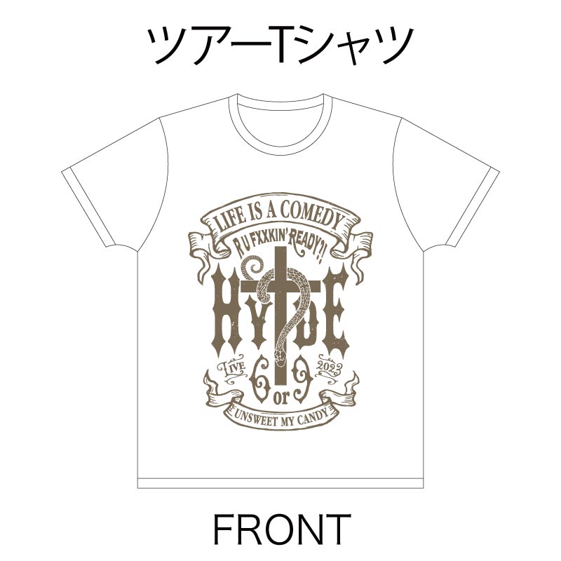 TOUR T-SHIRT（WHITE）