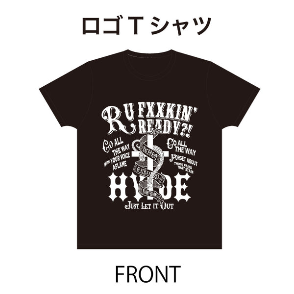 HYDE LOGO T-SHIRT（BLACK） – HYDE ONLINE STORE